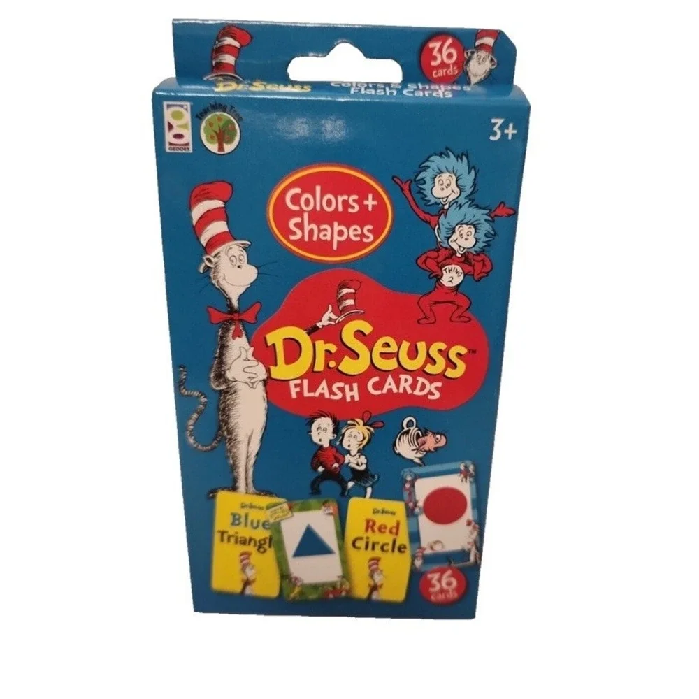 Dr. Seuss Learning Flash Cards: ABC's & Words/Colors & Shapes/Numbers - Lot of 3